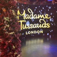 the entrance to Madame Tussauds