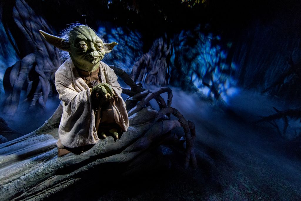 Close Up of Madame Tussauds Yoda Waxwork