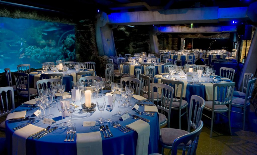 Dining at SEA LIFE London Aquarium