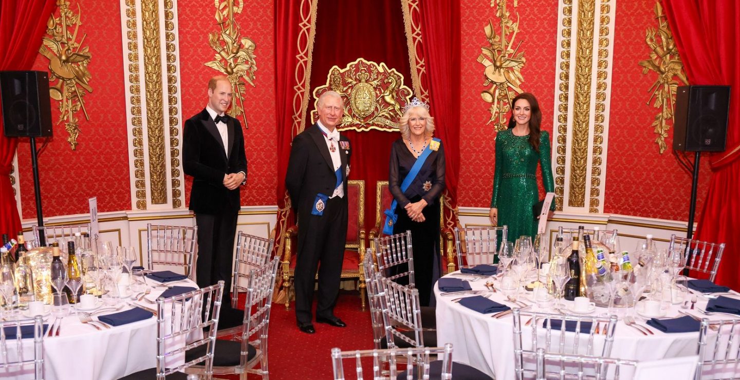 Madame Tussauds Dining with Royal Waxworks